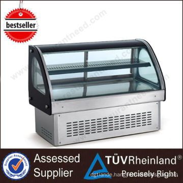 Kitchen Equipment 2 Layers Commercial refrigerated cake display cases